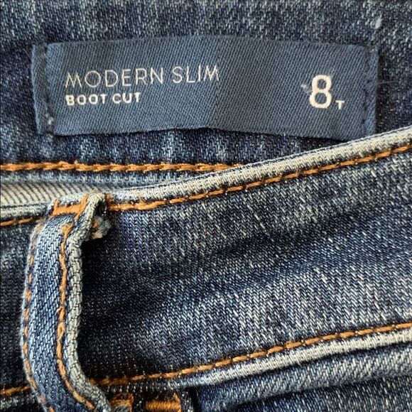 J. Jill Denim Modern Slim Boot Cut Dark Wash Women’s Jeans Size 8 Tall - Picture 9 of 10